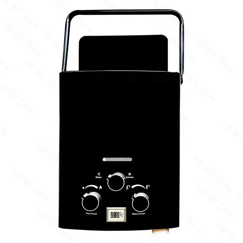 6L Portable Tankless Gas Water Heater Outdoor Camping RV Instant Hot Shower