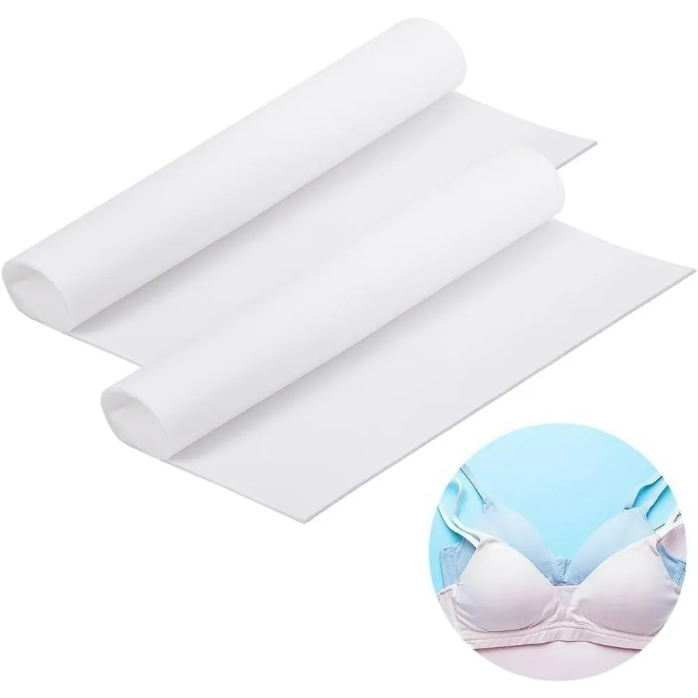 2pcs Bra Foam Fabric 40x40cm Sponge Underwear Breast Pad Bra Cup Pad for Cosplay Costume Clothes Dress