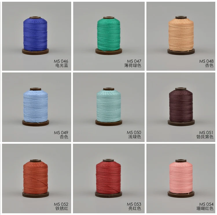 Meisi Super Fine M40 Wax Linen Handmade Thread 0.45mm, 90Meters, professional high quality for leather craft(LINK1)