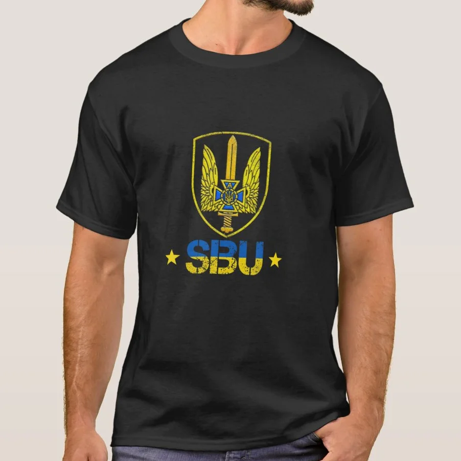 SBU Ukraine Alpha Group Special Forces Spetsnaz T-Shirt. Premium Cotton Short Sleeve O-Neck Mens T Shirt New S-3XL