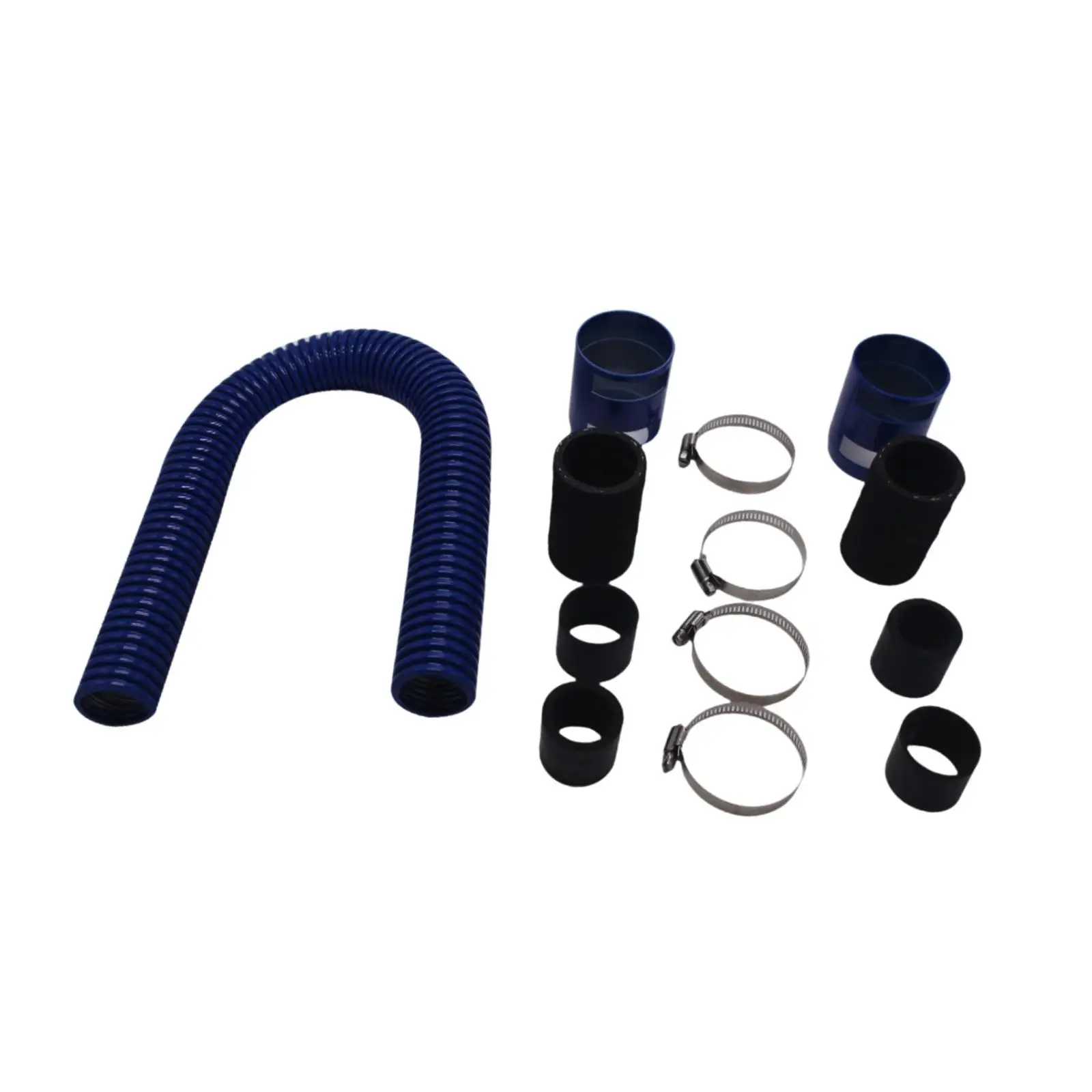 24inch Flexible Radiator Hose Kit Vehicles 1-1/2'' Reducers for Chevy