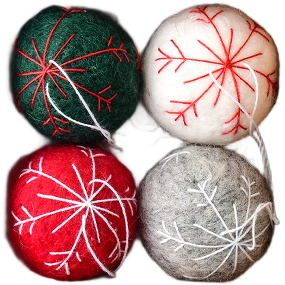 

Holiday Ambiance 4*4*4cm Christmas Tree Decor Compact 4cm Diameter Festive Winter Charm Modern Minimalist Style