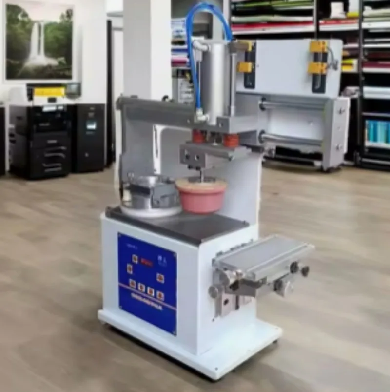 Electric Pneumatic Pad Printer Desktop for Stationery Toy Mask Box