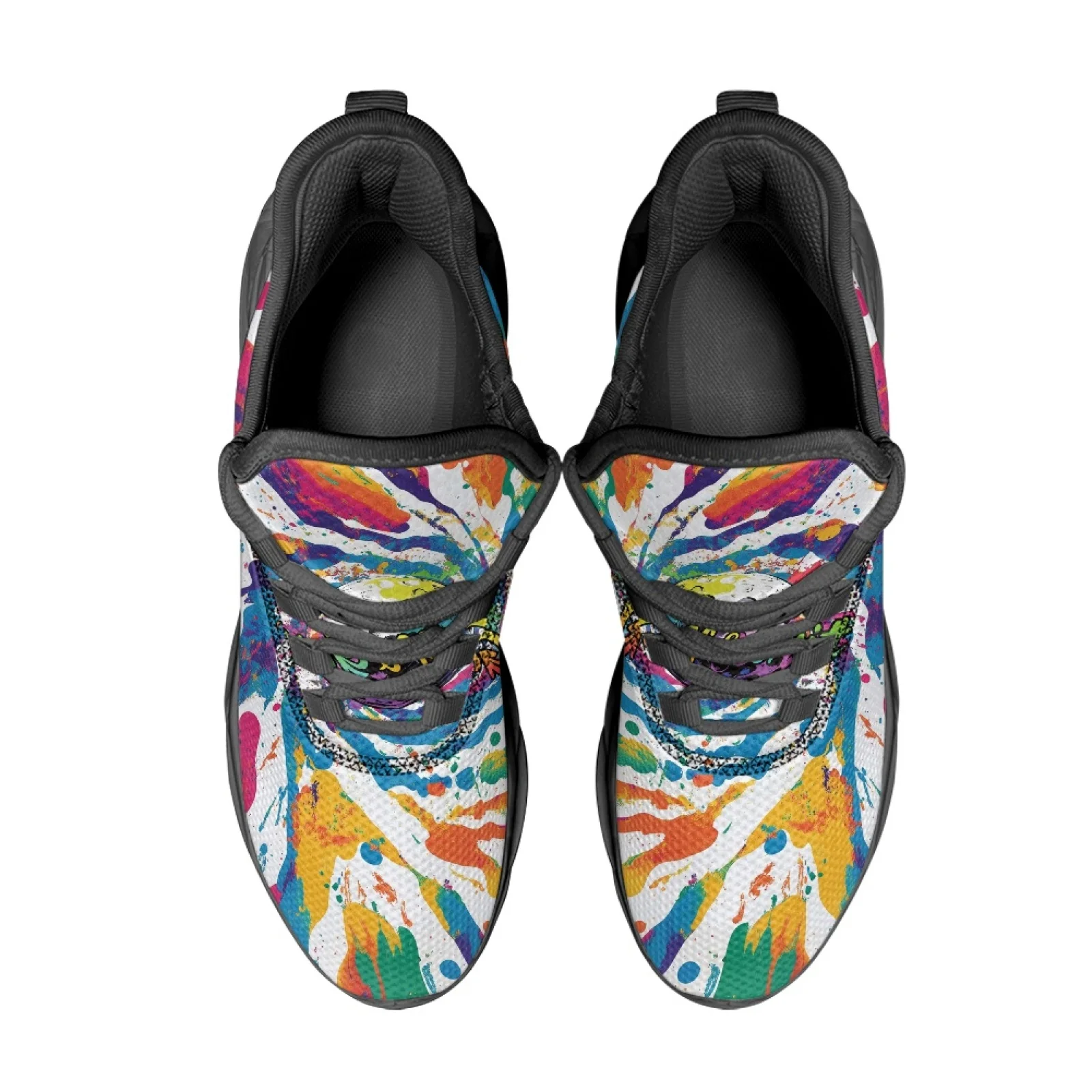 PENSTROLL Colorful Golf Splash Men's Running Shoes Men's Fashion Sneakers for Mens Non Slip Blade Running Shoes