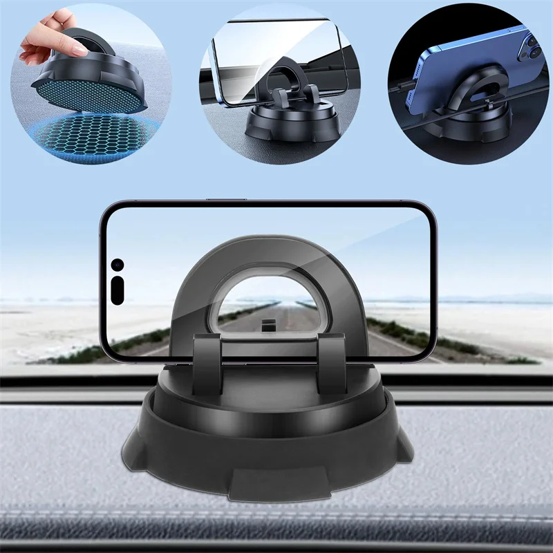 Starke Saugnapf Telefon Halter Anti Slip Silikon Pad Dashboard Windschutzscheibe Halterung Universal Für Auto SUV Lkw Navigation