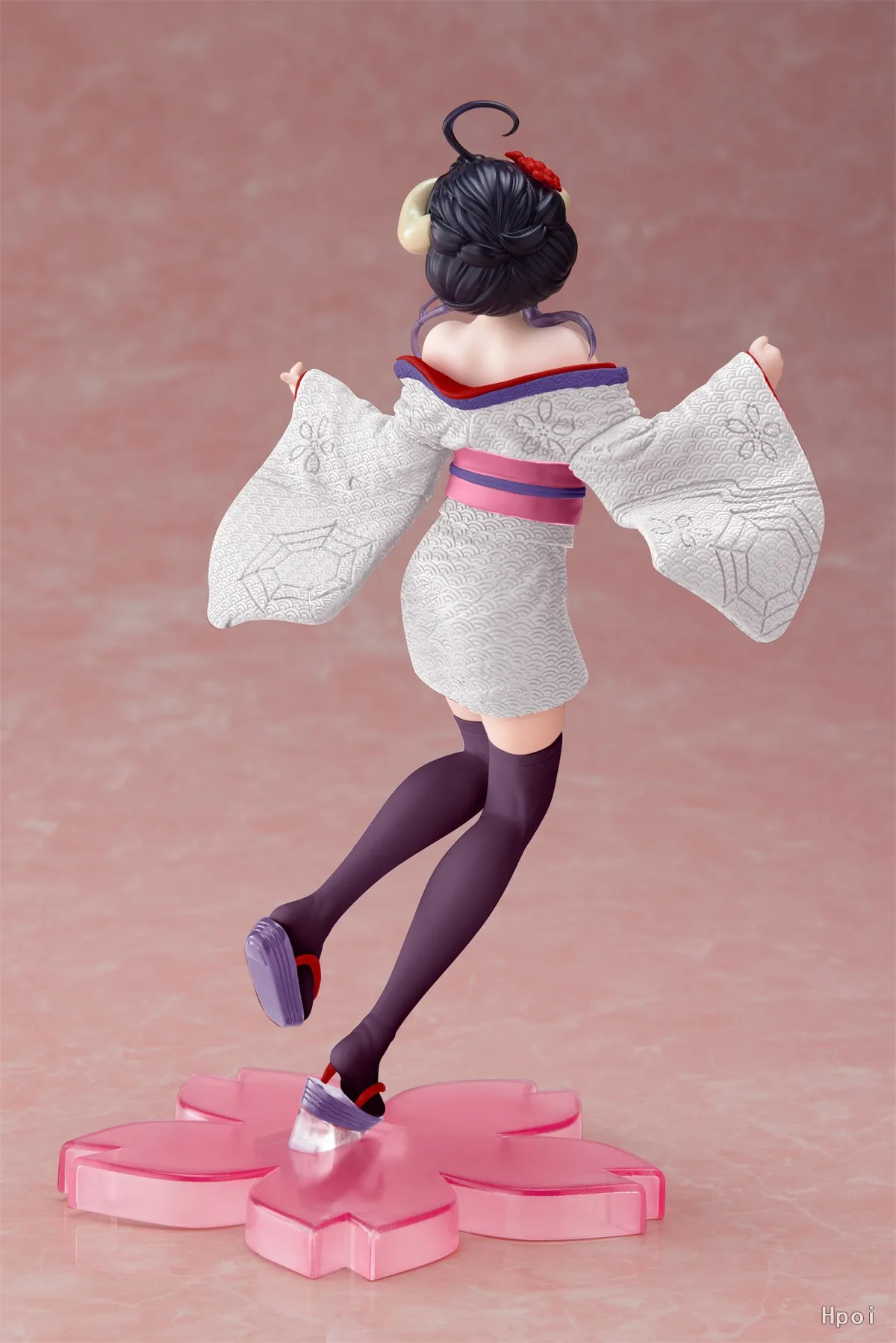 Em estoque taito coreful overlord albedo sakura quimono desktop bonito bonecas anime figura de ação brinquedo presente modelo coleção