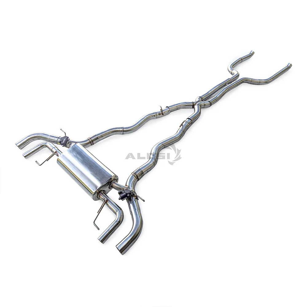 مناسبة لسيارات BMW 750/750i 4.4TG12 2016-2019 مع صمام التحكم في صمام العادم عادم خلفي للقطط