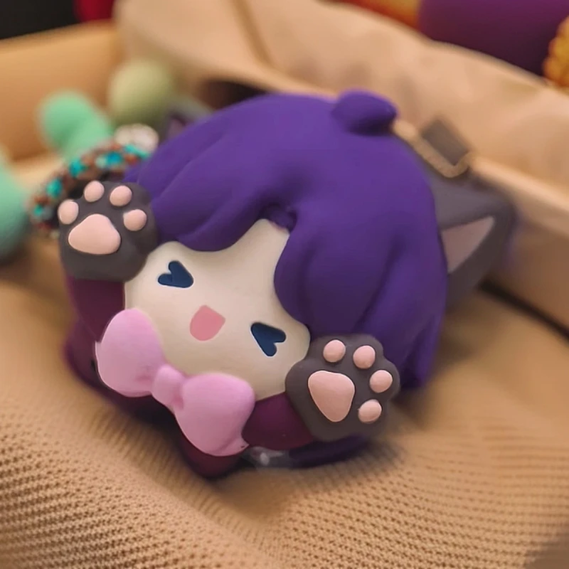Anime Keycaps Love and Deepspace Xavier/Zayne/Rafayel/Sylus/Caleb Cosplay Cat Custom Keycaps for Mechanical Keyboard Caps Gifts