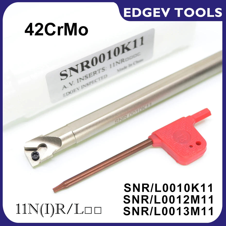 EDGEV SNR0010K11 SNL0010K11 SNR0012M11 SNL0013M11 SNR0013M11 Threading Tool holder Thread Cutter Carbide Insert  11NR 11IR AG60