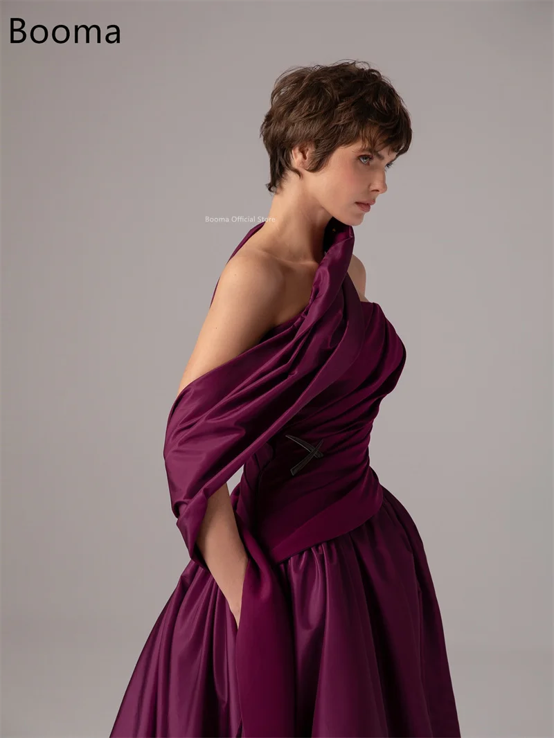 

Booma A-Line Sleeveless Evening Dresses Formal Party Gowns for Women Long Strapless Pleat Elegant Prom Gown Customize 2025