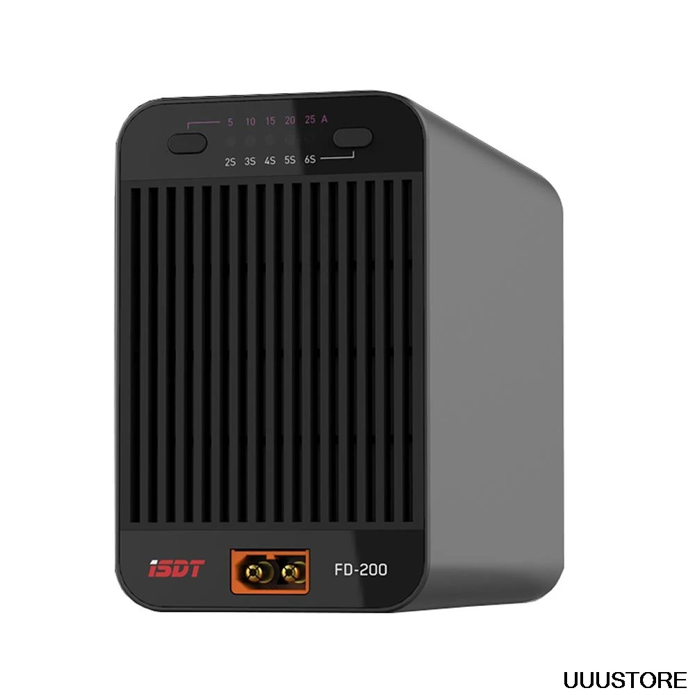 ISDT FD-200 200W 25A Ondersteuning 2-8S Lipo Batterij Draadloze APP Controle Ontlader voor RC Drone Auto Boot Onderdelen RC Model