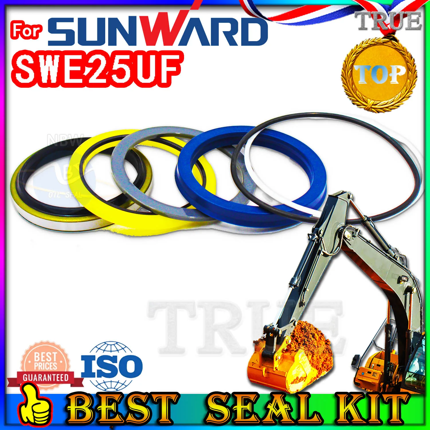 

For Sunward SWE25UF Oil Seal Repair Kit Boom Arm Bucket Excavator Hydraulic Cylinder Skf Service Orginal Quality Track Spovel