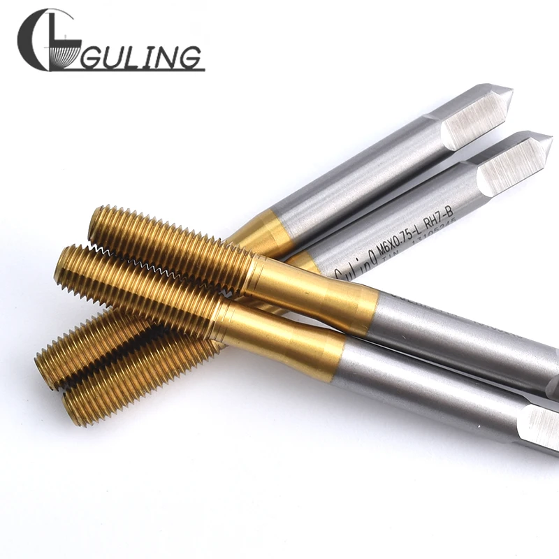 GULING HSSE-M35 левая рука с Оловянным профилирующим краном M4 M5 M6 M8 M10 X0.5L X0.75L X1L метрический станок винтовые краны с мелкой резьбой
