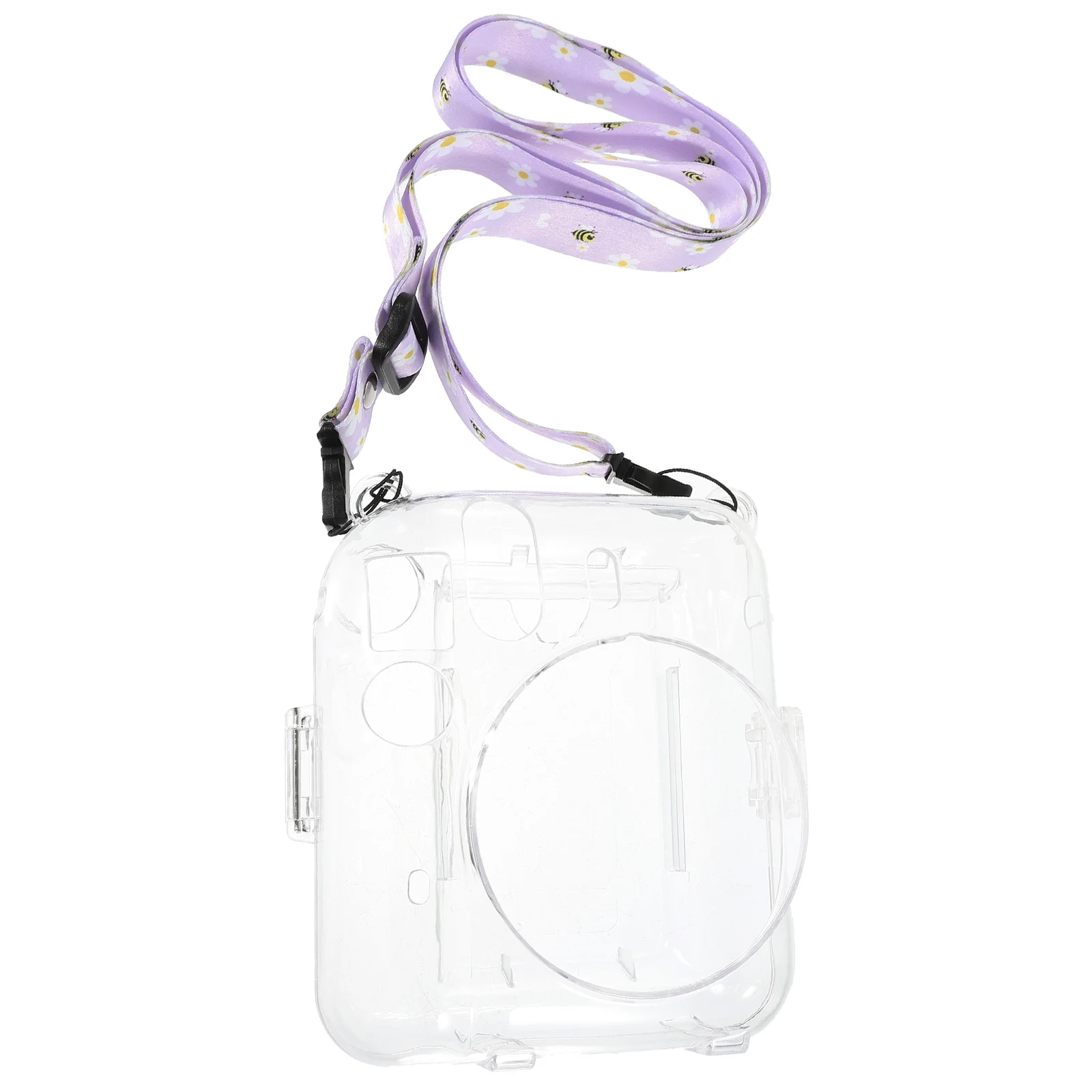 

Instant Camera Protective Case Compatible with Mini12 Including Crossbody Strap Scratch Resistant Compact Camera Carrying Bag