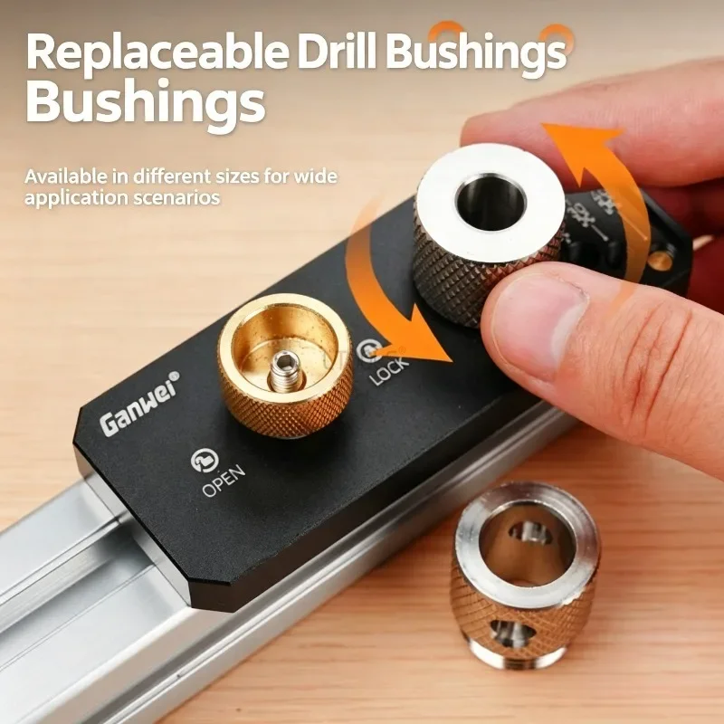 20/30/40 Type Aluminum Profile Drilling Locator Step Hole Positioning Jig Woodworking Auxiliary Fixture DIY Frame Assembly Tool