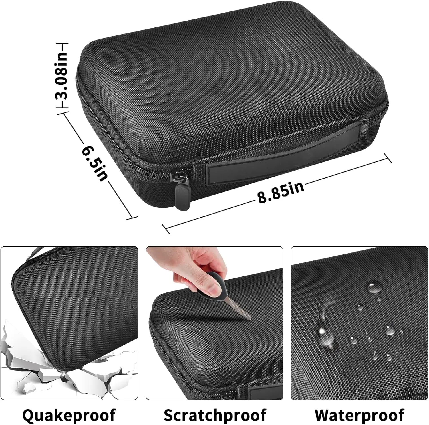 (ケースのみ) Hatteker/oneisall/Ufre/Limural バリカン用ケース、男性用ひげトリマーオーガナイザーボックス、コードレスヘア用