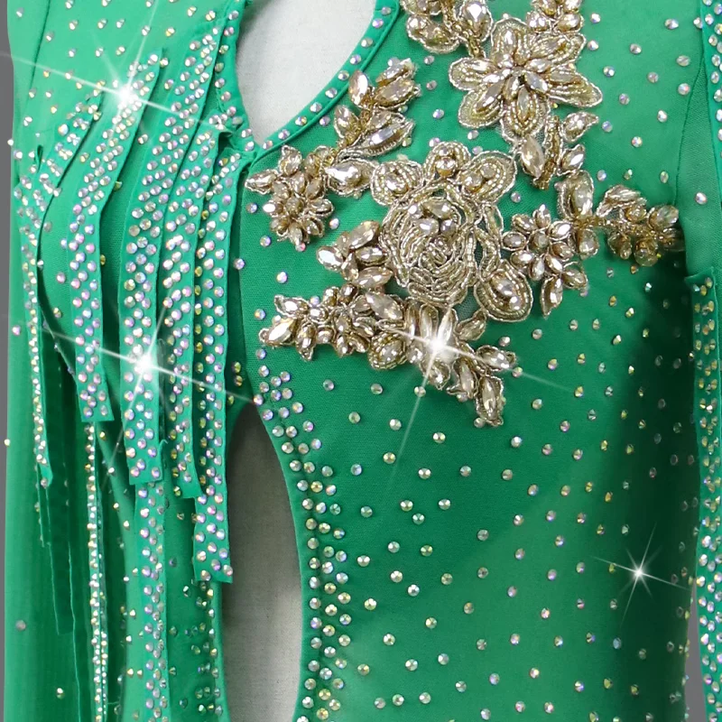 2025 Nieuwe Dans Jurk Voor Vrouw Latin Prestaties Party Kostuum Fringe Kleding Volwassen Dancewear Kid Avond Rok Meisjes Samba Prom