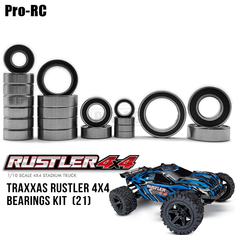 

Полный комплект подшипников для Traxxas 1/10, комплект подшипников для Slash 4x4 4WD 2018 +, детали для радиоуправляемого автомобиля, 21 шт.