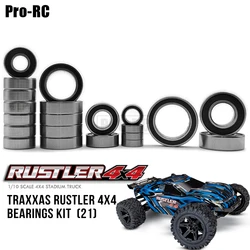 21-Pcs Complete Bearings Kit For Traxxas 1/10 Rustler Slash 4x4 4WD 2018+ Rc Car Part