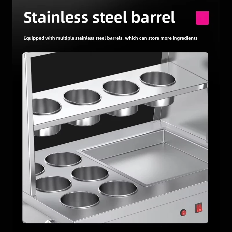 

Машина для производства мороженого для йогурта и жареного йогурта коммерческого типа, полностью автоматическая и простая в использовании машина для пищевой промышленности