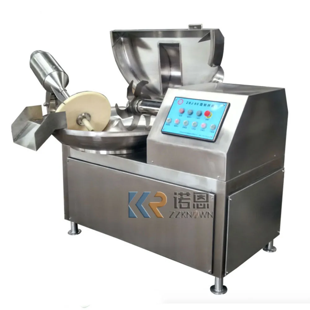 Commercial Use Industrial Food Chopper Stainless Steel Vegetable Chopper Meat Bowl Cutter Machine