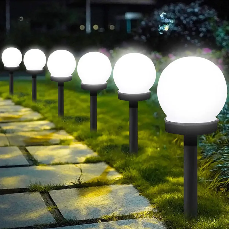 

Solar Lights for Outdoor Sphere, Pack of 6 LED Garden Light, Waterproof Lamp, for Patio, Walkways, Yard, Garden Decoration