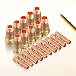 20pcs/Set TIG For Stubby Gas Lens 17GL332 10N24S 3/32&TIG Collet Kit DB SR WP 17 18 26 Professional Welding Accessories Kit