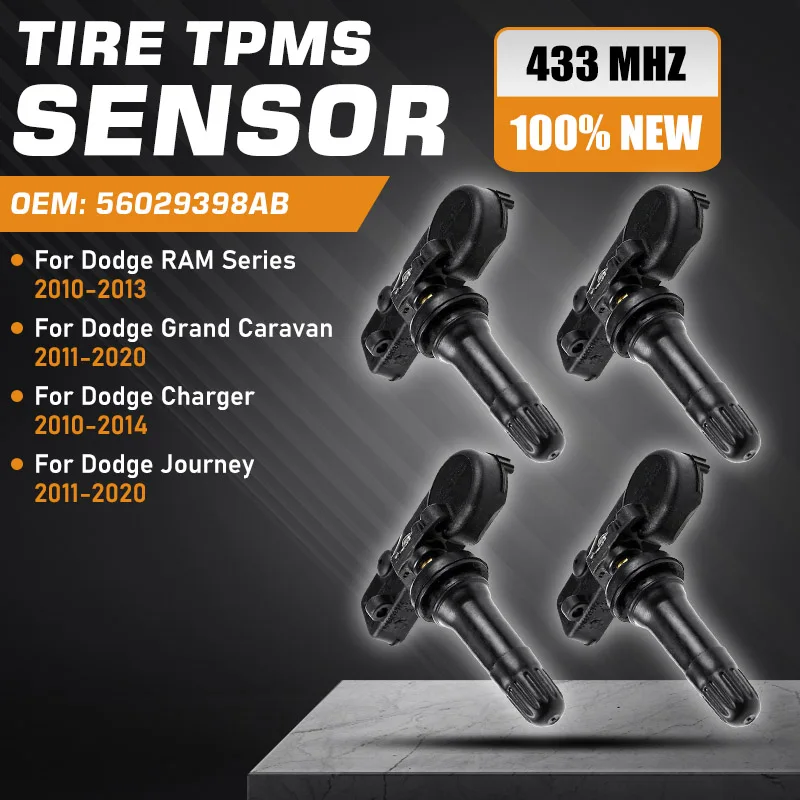 

Car Tire Pressure Sensor TPMS For Dodge RAM Pickup 1500 2010-2013 Dodge Grand Caravan Journey 2011-2020 Dodge Charger 2010-2014