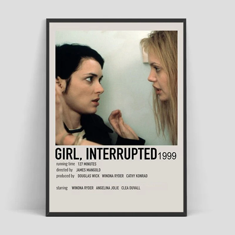 

Room Decoration Home Decor Girl Interrupted Movie Poster Anime Paintings for Bedroom Decorative Prints Wall Painting on Canvas