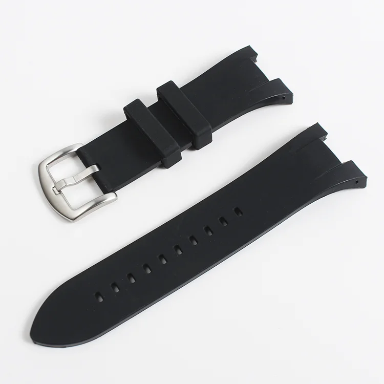 Watchband for Armani Ax1803 1802 1050 AX1041 AX1084 AX1108 Rubber Band Silicone Watch Strap Notch 31 * 14mm