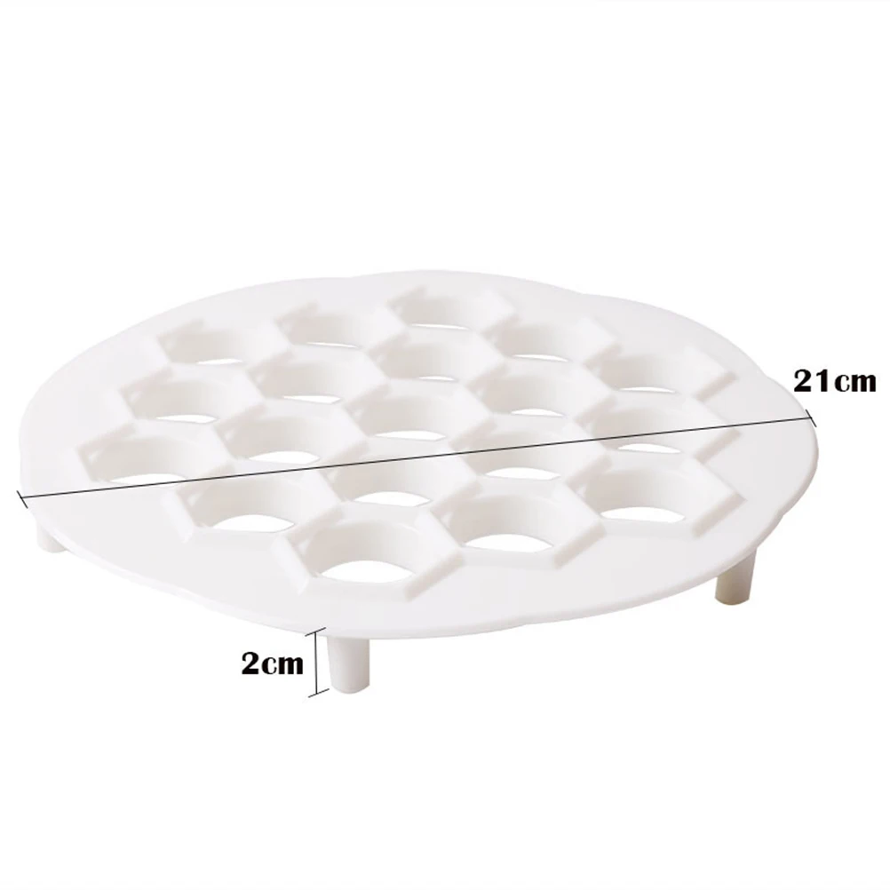 

3pcs Dumpling Mold 19 Holes Simultaneous Hole Dumplings Mold Making DIY Creative Shape Practical Non Scratch Kitchen Tool