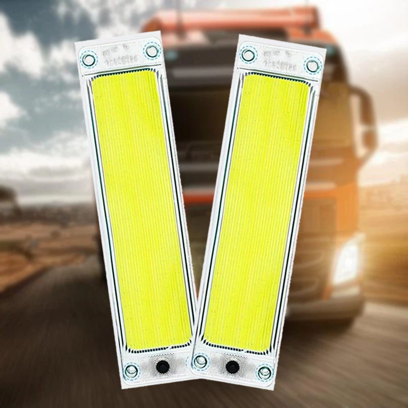 2 bandes lumineuses LED pour intérieur de voiture, 108 LED, pour camion, bateau, camping-car, camping - 12V 24V, lampe de lecture intérieure, éclairage interne de véhicule