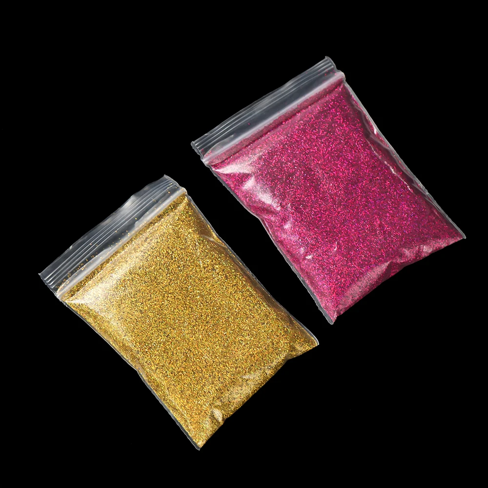 20g/Bag Holographic Fine Glitter Powder For Epoxy Filling Laser Glitter Gold Silver Fine Powder DIY Resin Mold Filling Crafts