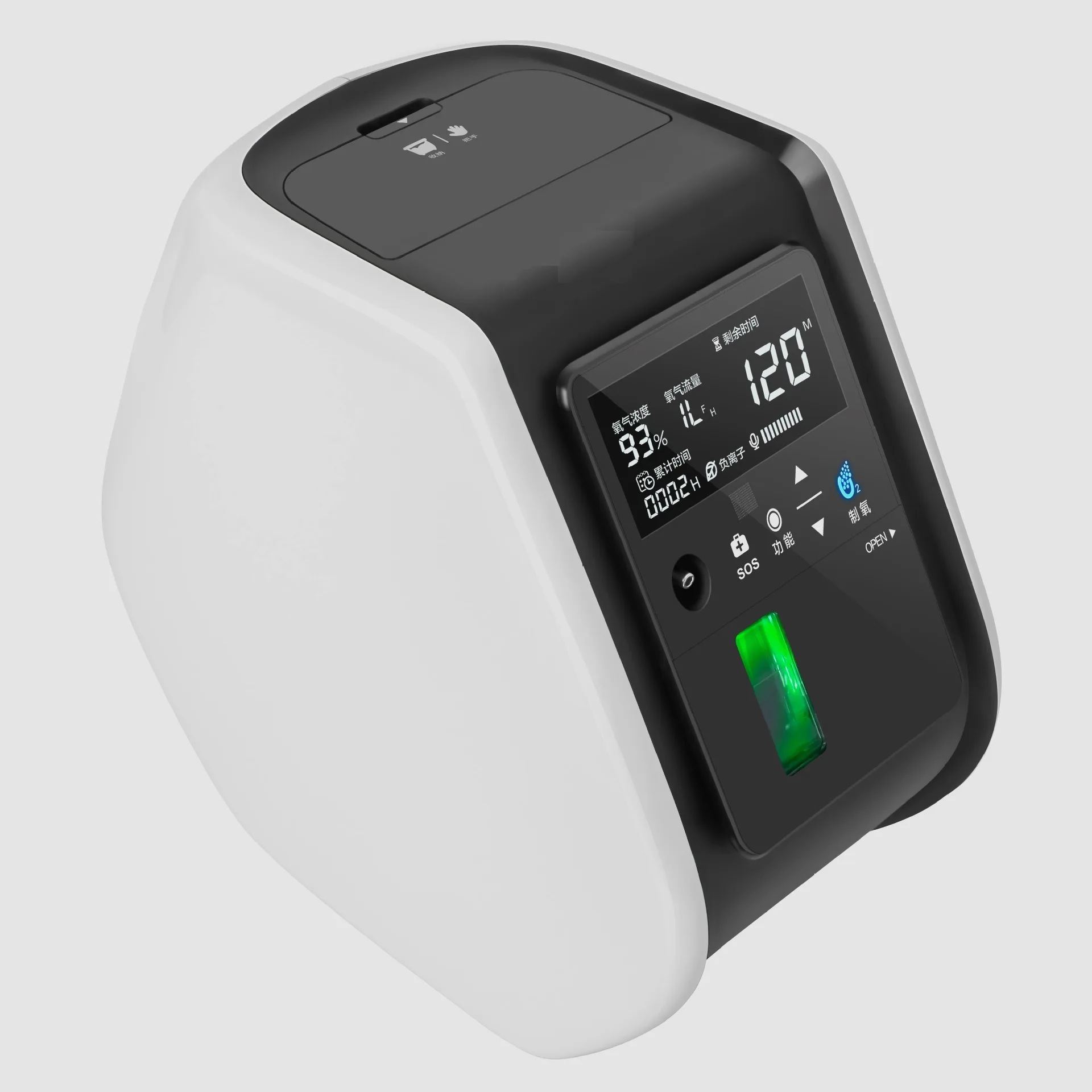 Safe Warm Mist Humidifier Digital Display 2-Liter Silent Humidifier 2-7L Capacity