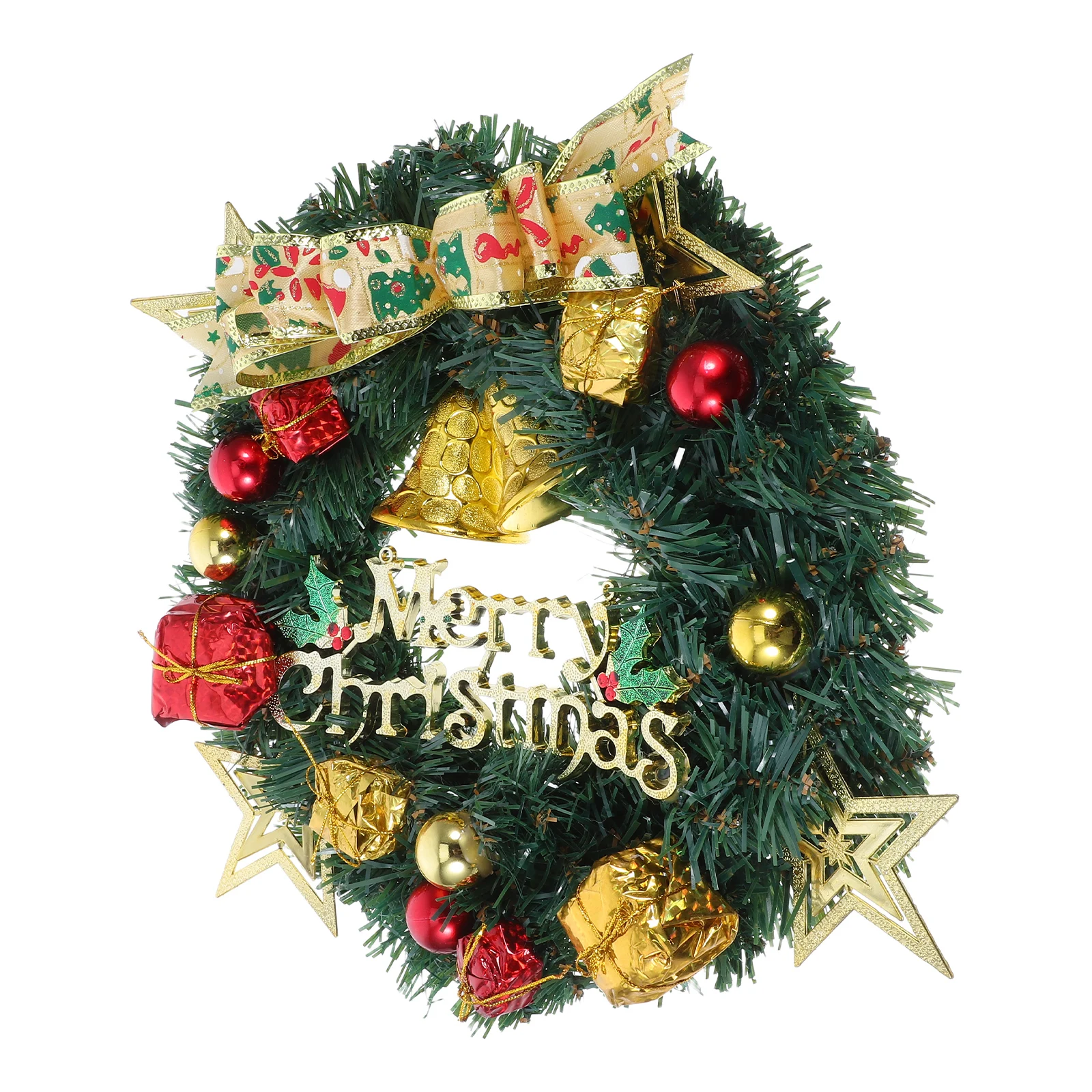 

Christmas Garland 30x30x8cm PVC Colorful Holiday Decor Indoor Outdoor Ornament Snowman Wreath Xmas Gifts DIY Decoration