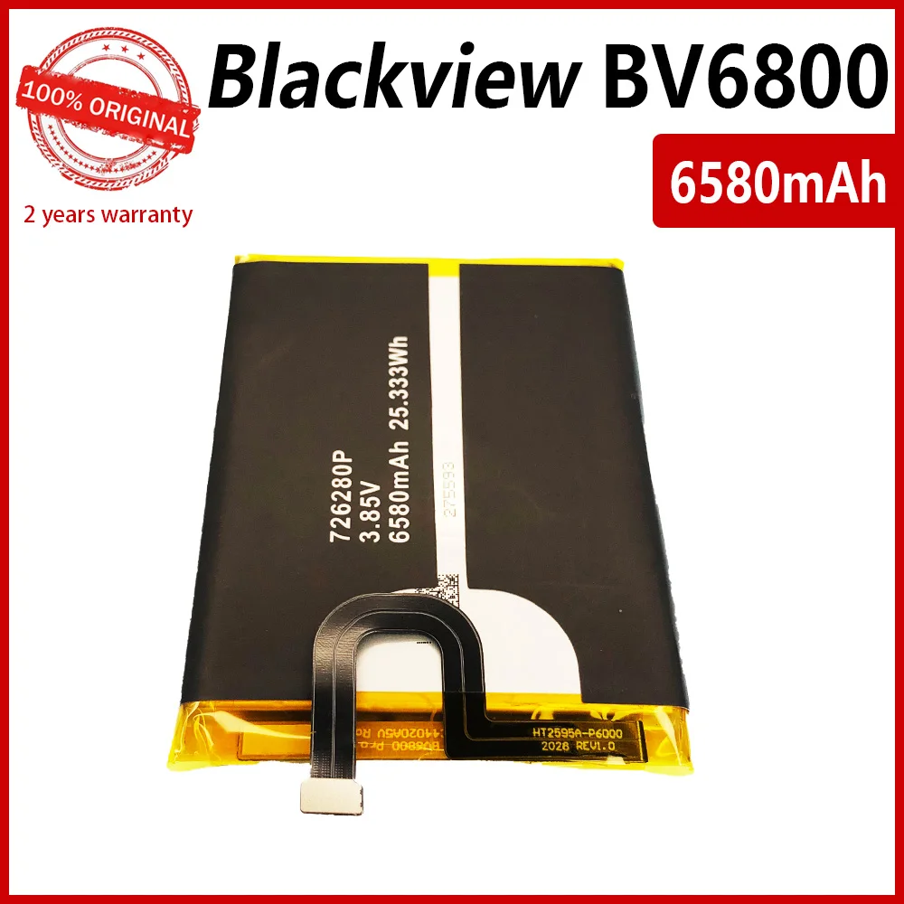 New Original 6580mAh MT6750T Replacement Battery For Blackview BV6800 Pro IP68 High Quality Batteries With Free Tools