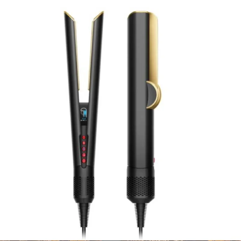 2-in-1 professioneller Haarglätter und Haartrockner, beheizbares Haar-Glätteisen, Negativ-Ionen-Eisen, langlebiges Styling-Werkzeug