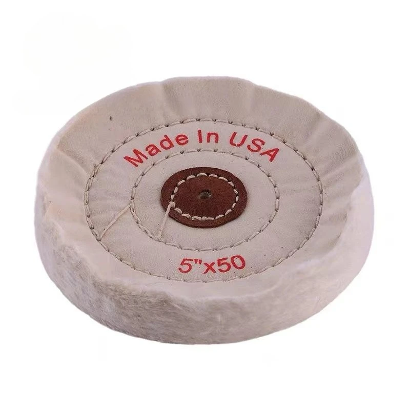 10pcs Lab Polishing Cloth Wheel Metal Stainless Steel Mirror Polishing Wheel Polishing White Cloth Wheel Cotton Material s