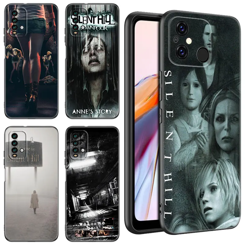 Horror Game Silent Hill Phone Case For Xiaomi Redmi 11 Prime 11A 12C 13C A1 A2 Plus 12 4G 10 5G 8A 9A 10A 9C 10C 9i 12R Note 9T