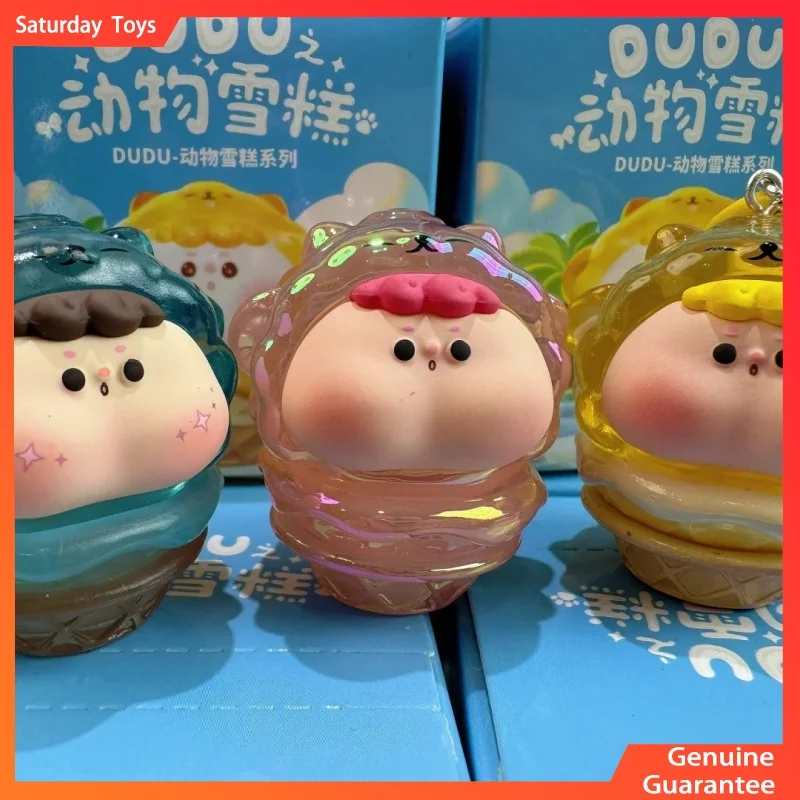 

Genuine Dudu Animal Ice Cream Popsicle Blind Box Pvc Cute Mini Trendy Toys Lovely Figurines Ornaments Birthday Gifts Trendy Toys