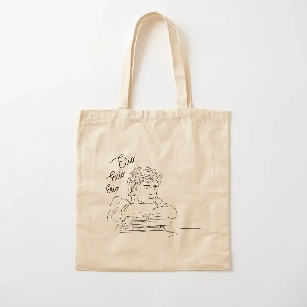 

Call Me by Your Name: Elio at the window with books Tote Bag Women's handbag reusable shopping bags great bag Tote Bag