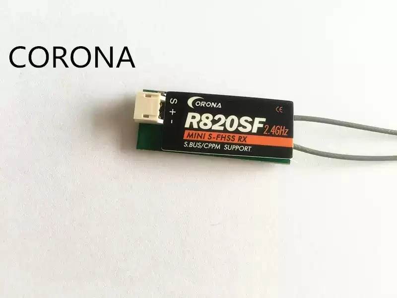 Corona R820SF 2,4 GHz Mini S‑FHSS Empfänger 8CH S.BUS CPPM Ausgang für Futaba RC Sender FPV Flugzeug Drohnen Modellteile – Detail 2