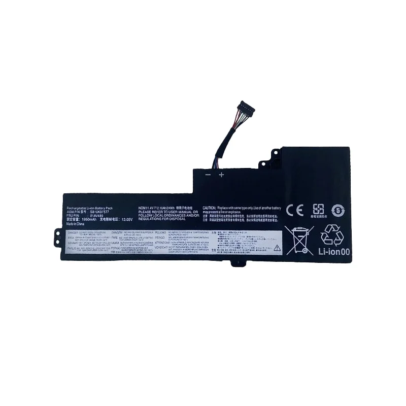 24Wh 01AV489 For Lenovo ThinkPad T470 T480 A475 A485 TP25 Smart Safety Stable Output Durable Lightweight Laptop Battery