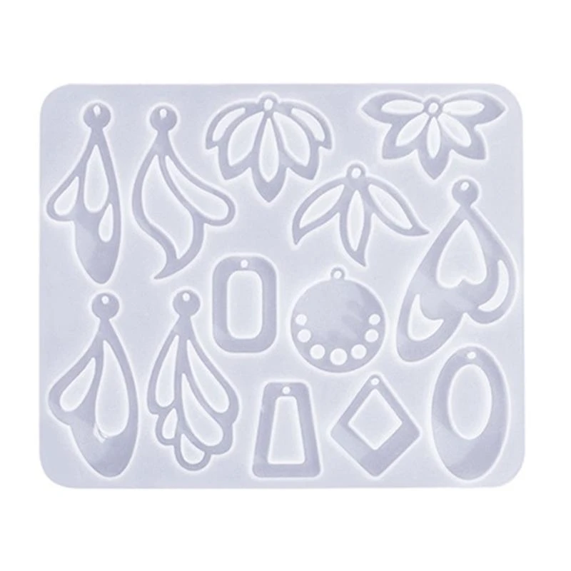 

Crafting Molds Beautiful DIY Jewelry Moulds Soft Earring Pendant Molds for DIY