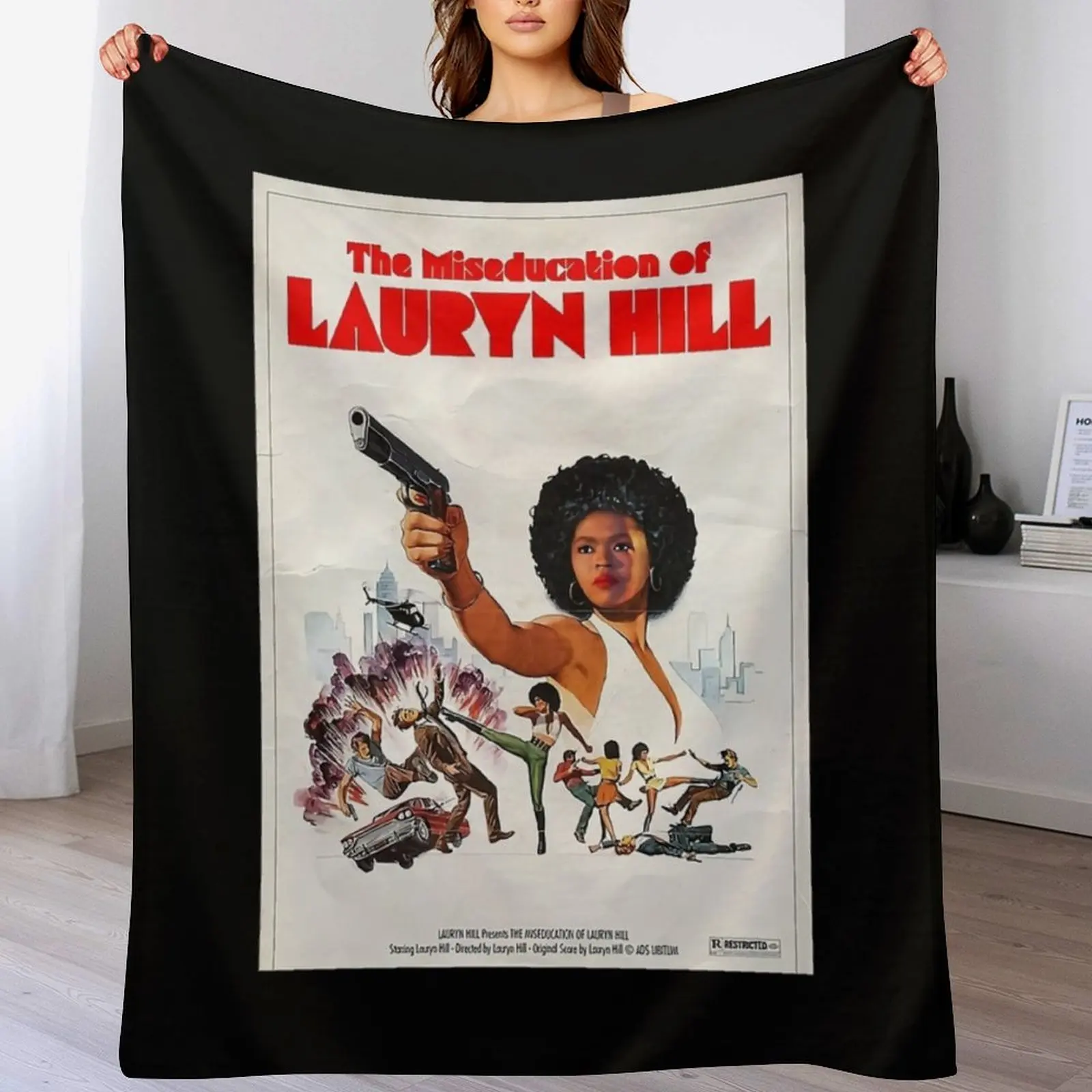 

Lauryn Hill Miseducated Throw Blanket Outdoor Soft Blanket for Picnic Beach Camping