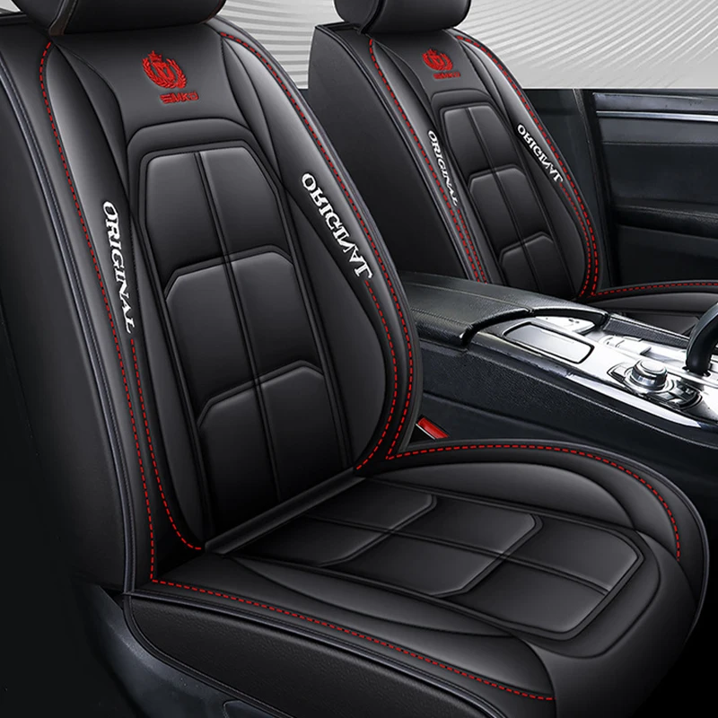 2026New Luxury Car Seat Cover Pu Leather One Piece All-inclusive Universal Auto Front Seat Protective Cover For Four Seasons