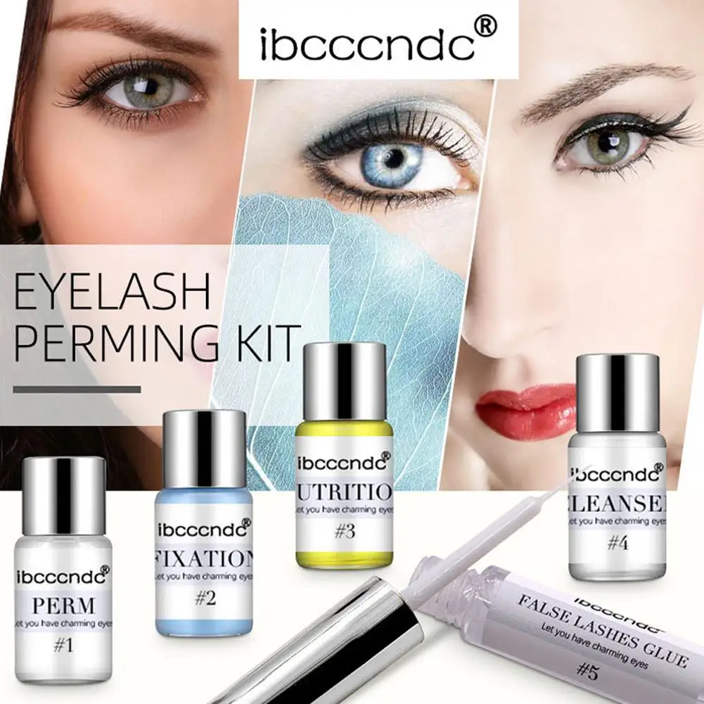 Lash Lift Kit Wimper Curling Wenkbrauw Laminering Kit Wimper Kit Laminering Permanente Semi Kit Accessoires Wimpers Make-Up Wave B5t9