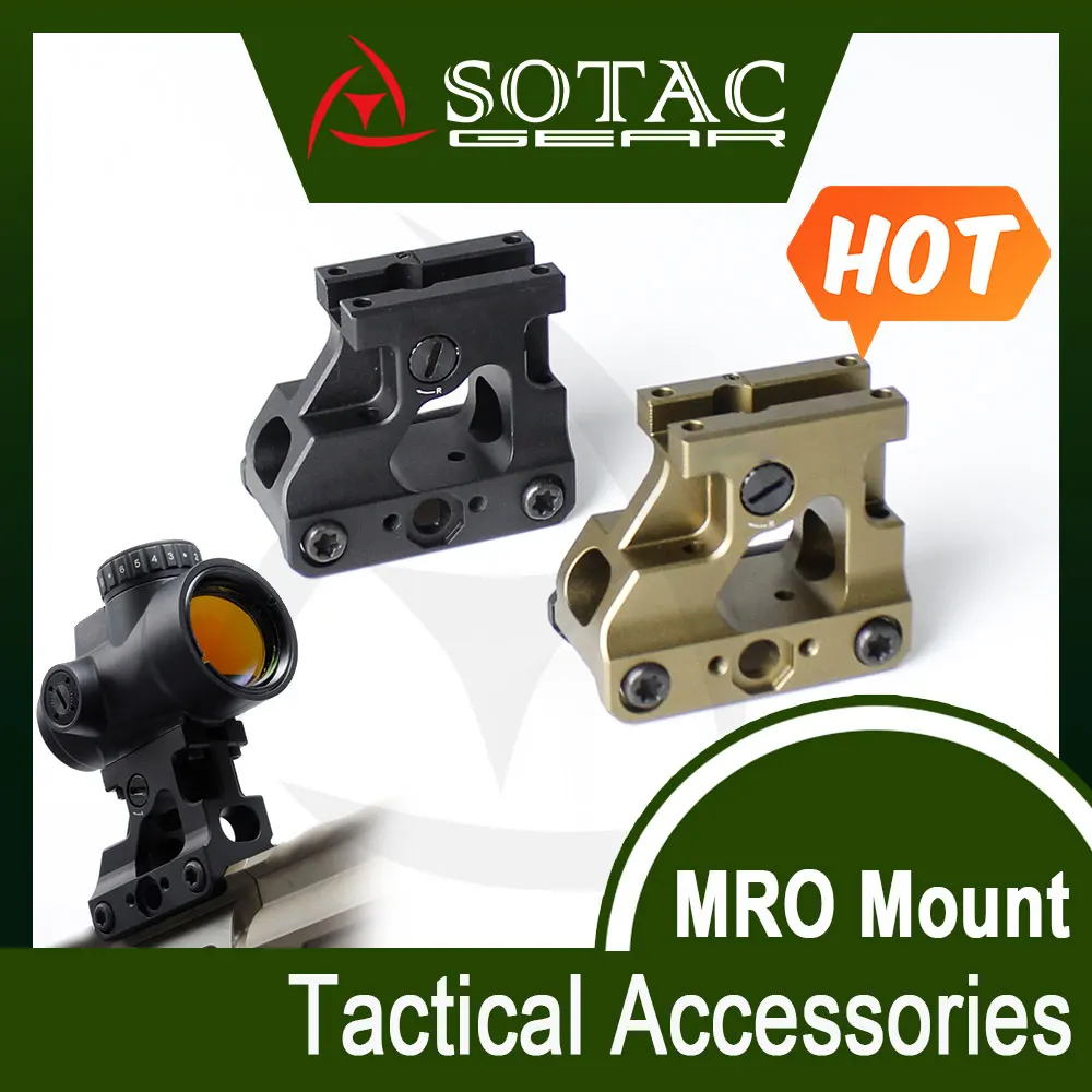 

SOTAC Tactical Hunting 2.26 inch High Mount for MRO Series Weapon Tactical Accessories with FTC Mounts Fit 20mm Rail