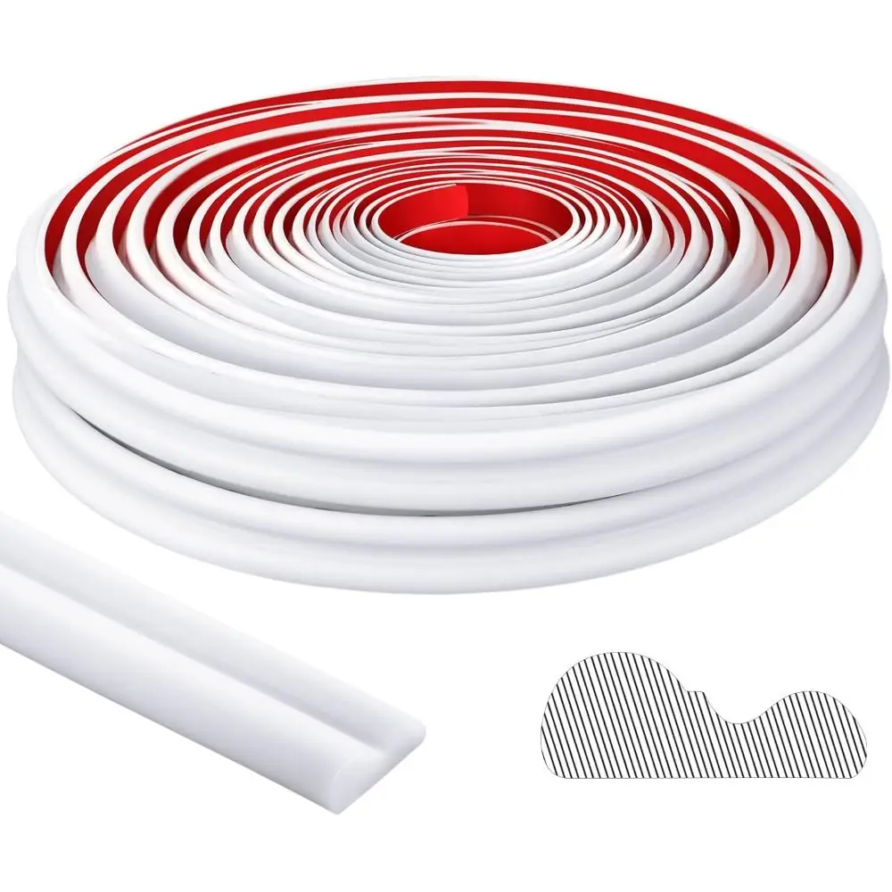 Self-Adhesive Wall Decoration Molding Trim TPE Home Decor Chair Rail Panel Molding Flexible 3D Window Frame TV Background