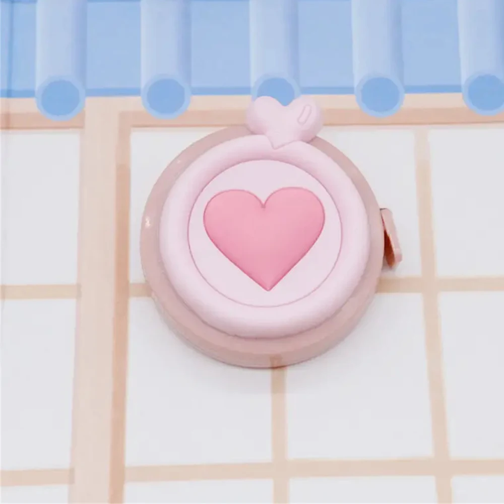 1pc Macaron Cute Mini Measuring Ruler Portable Retractable Ruler Students' Height Ruler150cm/4.92ft